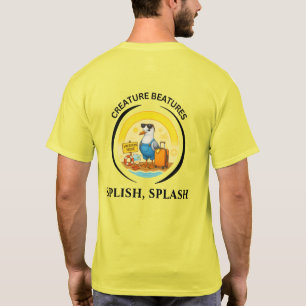 fun sunny destination seagull beach traveller T-Shirt
