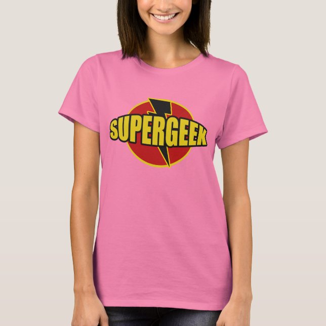 Fun SUPERGEEK Graphic TEE (Front)