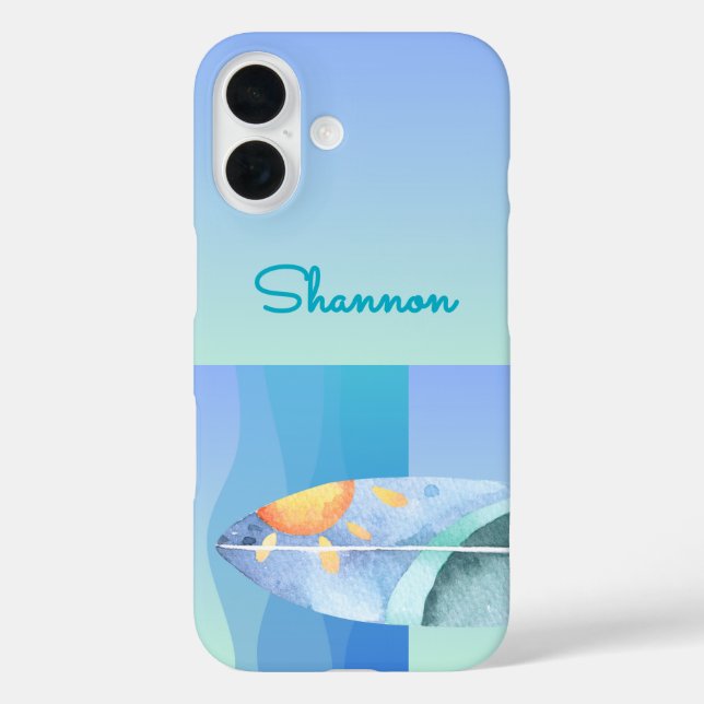 Fun Surfer girl iPhone Case (Back)