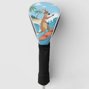 Fun Surfing Kangaroo Golf Head Cover