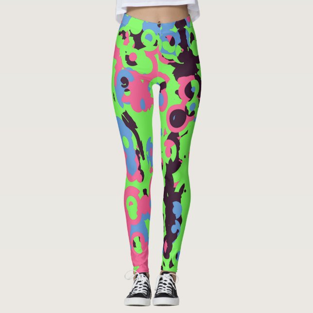 Fun Swirls Leggings (Front)
