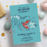 Fun T-Rex Dinosaurs Kids Birthday Party Invitation<br><div class="desc">Fun T-Rex Dinosaurs Kids Birthday Party Invitation</div>
