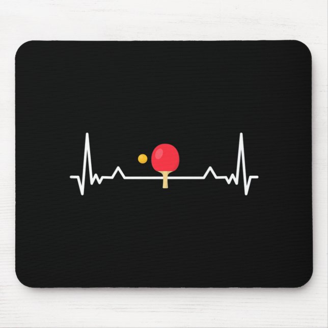 Fun Table Tennis Tee   Mouse Pad (Front)