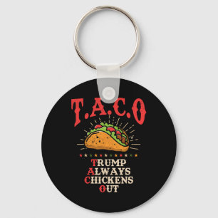 Fun Taco Theory Trumps Always Chicken Out Tacos  Key Ring