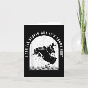 Fun Tattoo Outfit For A Tattoo Artist _1 Card
