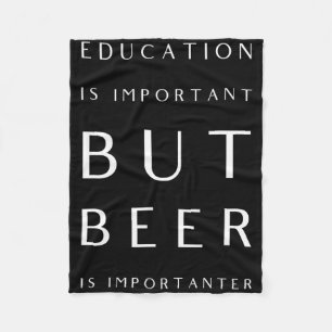 Fun Teacher Drinking Craft Beer Lover Accessories  Fleece Blanket