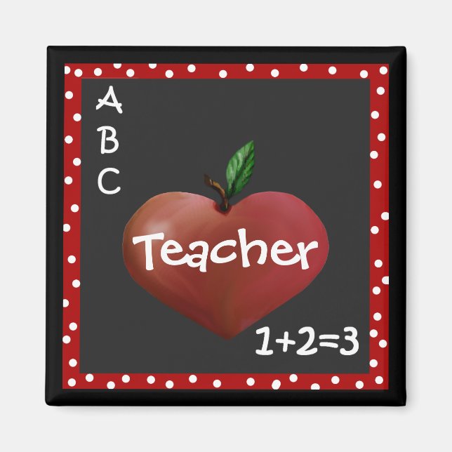 Fun teacher's magnet (Front)