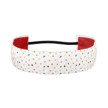 Fun Terrazzo Print Athletic Headband