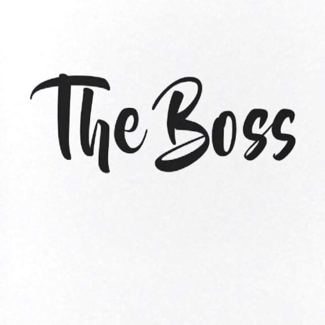 FUN THE BOSS DECORATIVE CUSHION (Creator Uploaded)