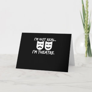 Fun Theatre Masks Gift for Actor Producer Director Card