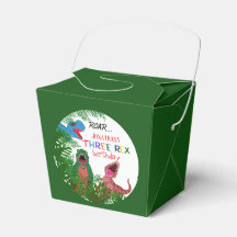 Fun Three Rex Birthday Jurasic Kid