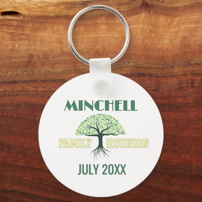 Fun Times! Custom family reunion Key Ring (Front)