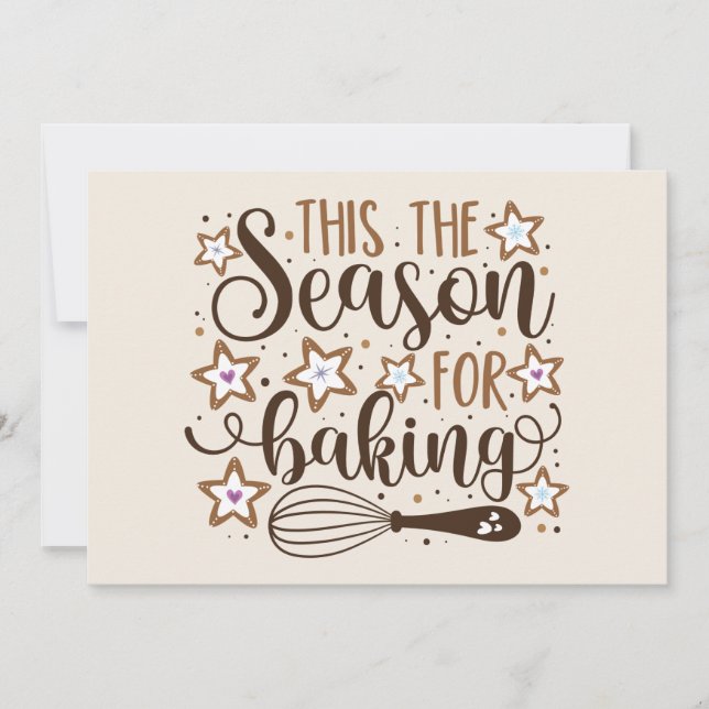 Fun 'Tis the Season for Baking Design Card (Front)