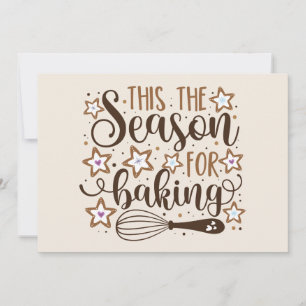 Fun 'Tis the Season for Baking Design Card