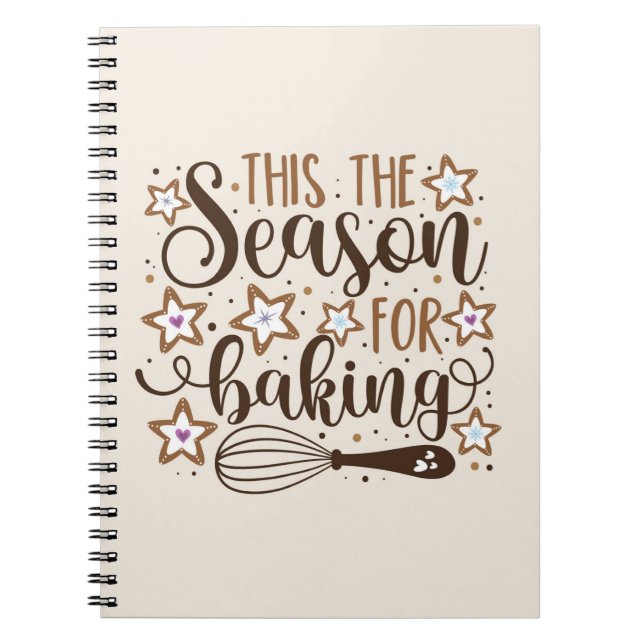 Fun 'Tis the Season for Baking Design Notebook (Front)