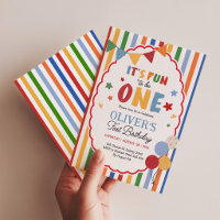 Fun to Be One: Colourful Stripes First Birthday Bo