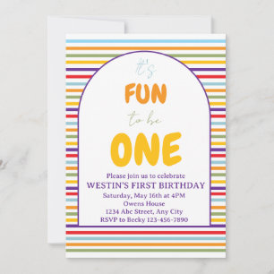 Fun to be One Invitation