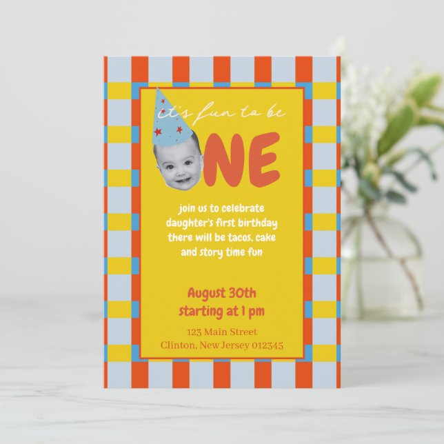 Fun to be One invitations  (Standing Front)