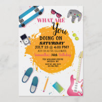 Fun To Be Young Invitation