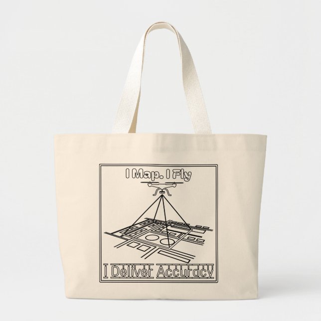 Fun tote bag - drone (Front)