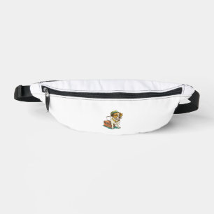 Fun Travelling Dog with Bag Graphic for Suitcase L