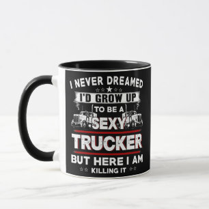 Fun Truck Driver for Trucker Women Wife Trucking Mug