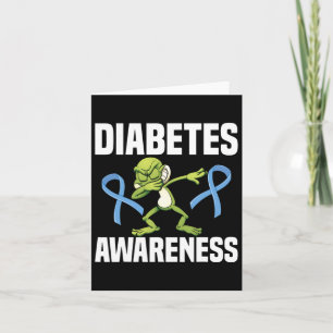 Fun Type 1 Diabetes Kid Boys Girls Diabetic Awaren Card