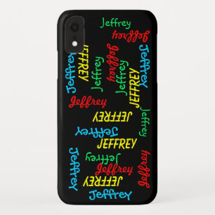 Fun Typography Repeating Name, Personalised, Case-Mate iPhone Case
