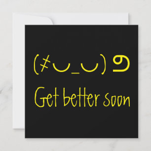 Fun unicode get better soon card
