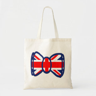 Fun Union Jack Bow Tie Art Tote Bag