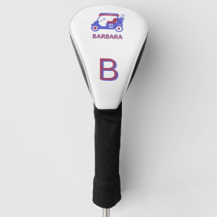 Fun Unique Charming Custom Monogram Name     Golf Head Cover
