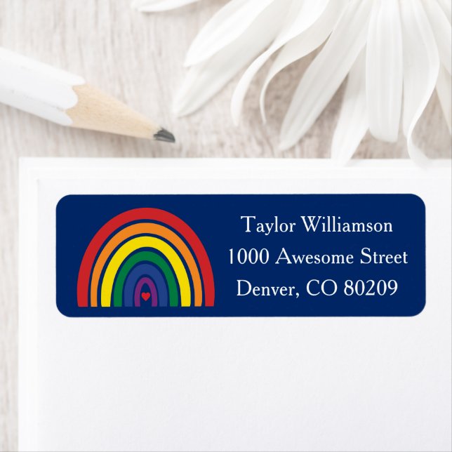 Fun Unique Colourful Stylish LGBT Gay Pride Rainbo (Insitu)