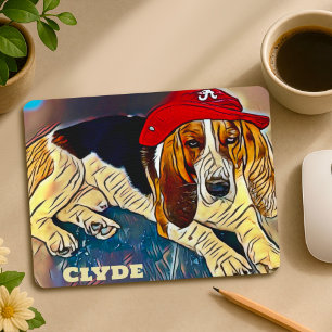 Fun Unique Custom Clyde Dog  Mouse Pad