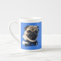 Fun Unique Pug Sunglasses Dog Dad Lover Photo Blue