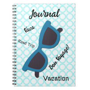 Fun Vacation Road Trip Sunglasses Art Journal