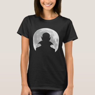 Fun Vampire Full Moon Scary Creepy Spooky T-Shirt