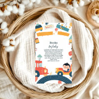 Fun Vehicle Cars Boy Baby Shower Books for Baby