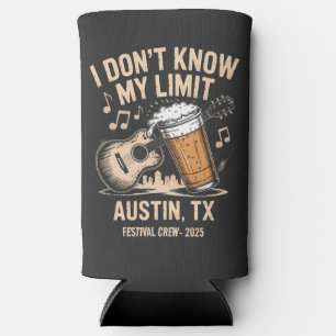 Fun Vintage Custom Austin Festival Crew Seltzer Can Cooler