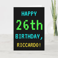 Fun Vintage/Retro Video Game Look 26th Birthday