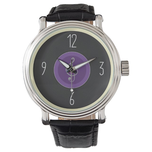 Fun Vinyl Record Album Watch (Front)
