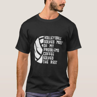 Fun Volleyball Beach - Vball Volleyball Coffee T-Shirt