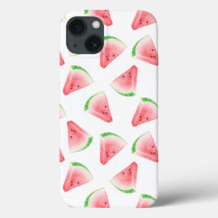 Fun Watercolor Watermelon PatteiPhone / iPad case