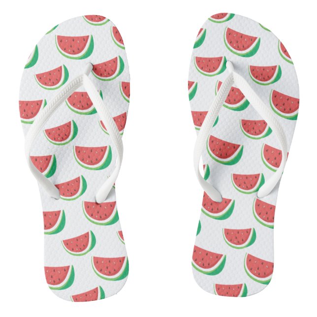 Fun Watermelon Pattern Jandals (Footbed)