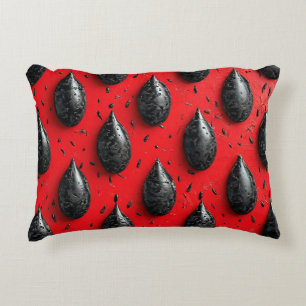 Fun Watermelon Seeds Bright Summer 🍉 Decorative Cushion