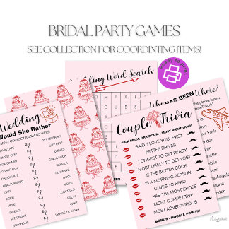 Fun Wedding Couple Trivia Game – Bride vs. Groom