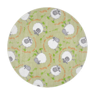 Fun Welsh Sheep, Wales Forever Cutting Board