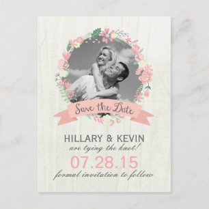 Fun Whimsical Save the Date Photo Cards