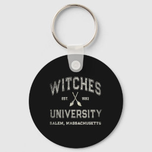 Fun Wiccan Witches University Salem Machusetts Wit Key Ring