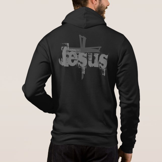 fun wild JESUS CROSS | Hoodie (Back)