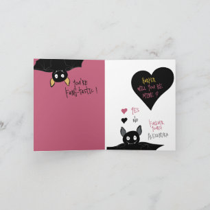Fun “Will You Be Mine?” Bat Love + Valentine Card